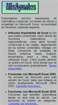 Mobile Screenshot of misapuntes.info